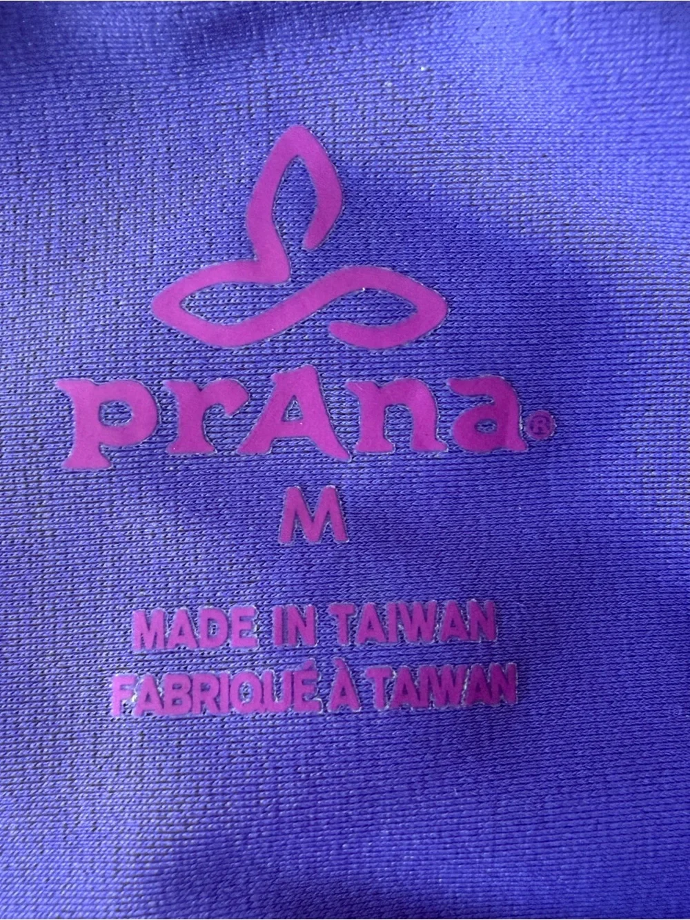 Prana Purple Floral One-Piece with Pink Zip Accent